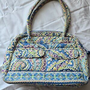 Vera Bradley Capri Blue Bowler Bag